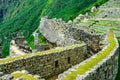 Ancient incas town of Machu Picchu. Peru Royalty Free Stock Photo