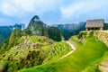 Ancient incas town of Machu Picchu. Peru Royalty Free Stock Photo