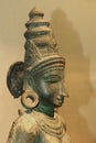 Ancient India bronze statue Royalty Free Stock Photo