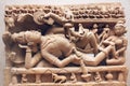 Ancient India stone carving Royalty Free Stock Photo