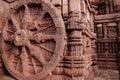 Ancient Indian architecture at Konark Royalty Free Stock Photo