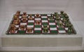 Ancient Indian chessboard in the National Museum of India in New Delhi