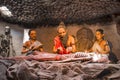 KANERI MATH, KOLHAPUR, MAHARASHTRA, INDIA, April 2017, Sculpture shows Ancient Indian medical philosophy, sushruta samhita