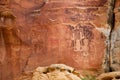 Ancient Indian Petroglyph Royalty Free Stock Photo