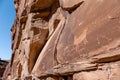 Ancient Indian Petroglyph Panels, Moab ,Utah Royalty Free Stock Photo