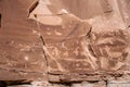 Ancient Indian Petroglyph Panels, Moab ,Utah