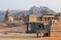 Ancient Indian temple, old fortress ruins Royalty Free Stock Photo