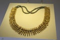 Ancient indigenous golden necklace