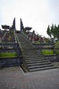 Ancient indonisia temple steps Royalty Free Stock Photo