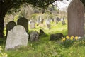 Ancient Irish Celtic graveyard