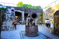 A ancient iron cannon at Spanish colonial Intramuros district in Manila, Philippines
