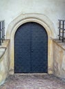 Ancient iron ornate door Royalty Free Stock Photo