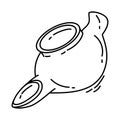 Ancient Islamic Artifacts Icon. Doodle Hand Drawn or Outline Icon Style