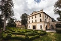 Ancient Italian villa with garden. Villa Savorelli, Sutri, Italy. Royalty Free Stock Photo