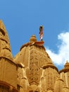 Ancient jainist temple in Jaisalmer, India Royalty Free Stock Photo