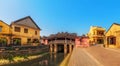 The ancient Japanese Bridge or Chua Cau, Hoi An, Vietnam Royalty Free Stock Photo