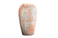 Ancient jar On a beautiful white background, suitable for design Royalty Free Stock Photo