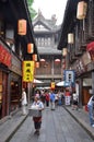 Ancient Jinli Street, Chengdu Royalty Free Stock Photo