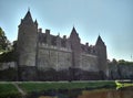 Ancient Josselin castle in France Royalty Free Stock Photo
