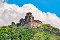 Ancient Jvari Monastery sixth century in Mtskheta, Georgia