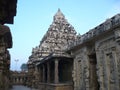 The ancient Kailasanathar temple in the historic town of Kanchipuram