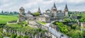 Old Castle in Europe. Panorama