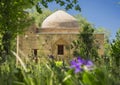 The ancient Karahan Mausoleum, Taraz city, Kazakhstan Royalty Free Stock Photo