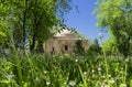 The ancient Karahan Mausoleum, Taraz city, Kazakhstan Royalty Free Stock Photo