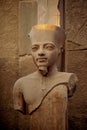 Ancient Karnak statue of a Pharaoh