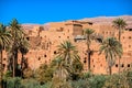 Ancient Kasbah near the city of Tinghir - a beautiful oasis on the Todra River in the Atlas Mountains, Morocco Royalty Free Stock Photo