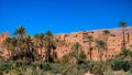 Ancient Kasbah near the city of Tinghir - a beautiful oasis on the Todra River in the Atlas Mountains, Morocco Royalty Free Stock Photo