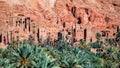 Ancient Kasbah near the city of Tinghir - a beautiful oasis on the Todra River in the Atlas Mountains, Morocco Royalty Free Stock Photo