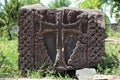 Ancient khachkar Royalty Free Stock Photo