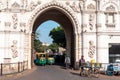 The ancient Khambhaliya gate in Jamnagar