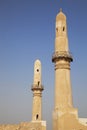 Ancient Khamis Mosque Minarets, Bahrain Royalty Free Stock Photo