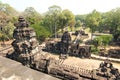 Ancient Khmer architecture. Panorama view of Baphuon temple at Angkor Wat complex, Siem Reap, Cambodia