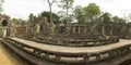 Ancient Khmer temple at Angkor, Cambodia Royalty Free Stock Photo