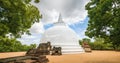 Ancient Kiri Vihara Buddhist Stupa of the Ancient City of Polonnaruwa, Sri Lanka. Panorama view Royalty Free Stock Photo