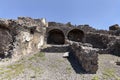 The ancient kitchen in Pompeii city Royalty Free Stock Photo
