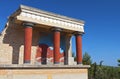 Ancient Knossos palace at Crete island Royalty Free Stock Photo