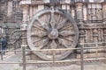 Ancient Konark wheel Royalty Free Stock Photo