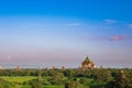 Ancient Land of Bagan view from the top of Shwesandaw Pagoda