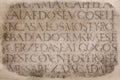 Ancient Latin Inscription