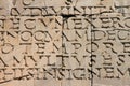 Ancient latin inscription