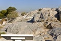 Ancient law court of Areopagus, Athens, Gre Royalty Free Stock Photo