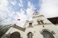 Ancient Lawang Sewu building under blue sky