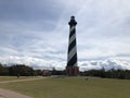 The Ancient Lighthouse Relocated in a Garden Royalty Free Stock Photo