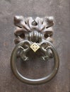 Ancient Luxury Door Knocker Royalty Free Stock Photo