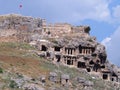 Ancient lycian city of Tlos Royalty Free Stock Photo