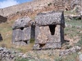 Ancient Lycian rock tombs